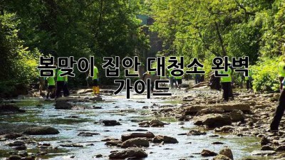 봄맞이 집안 대청소 완벽 가이드 ✨
